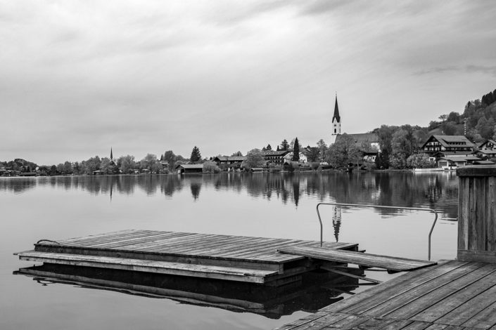Bayern Gemeinde Schliersee Bootssteg