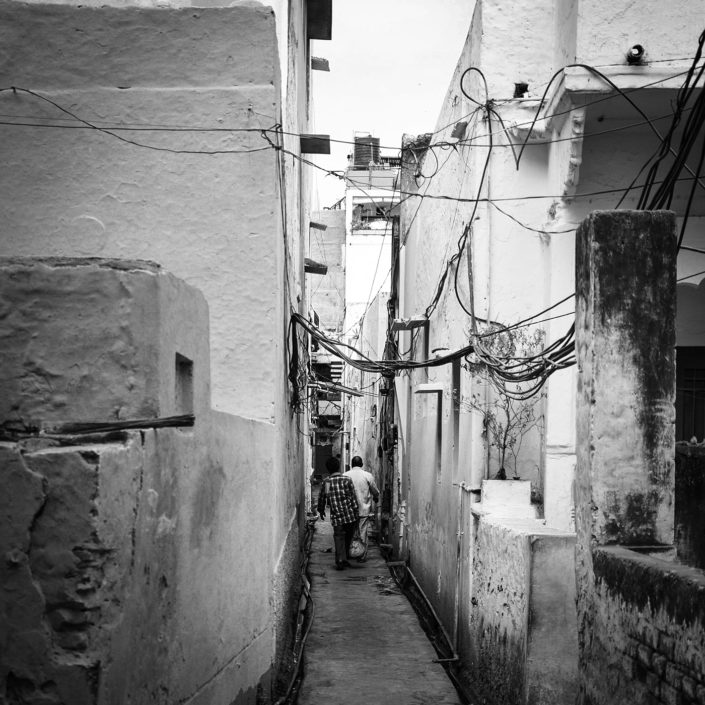 Indien, Rajastjan, Pushkar, enge Gassen