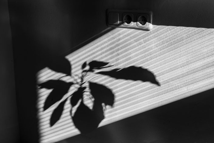 Interieur Fotografie Schatten an der Wand