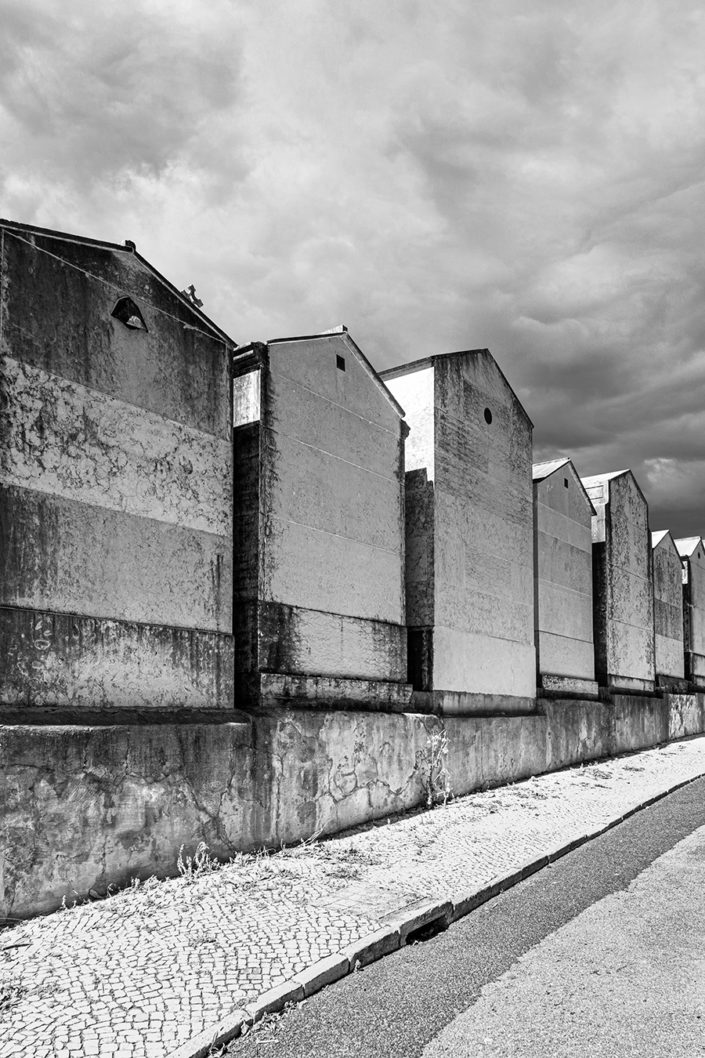 Gräber auf dem Friedhof Prazeres in Lissabon