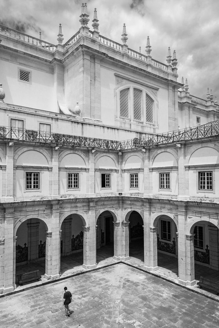 Innenhof von S Vincente de Fora, Lissabon