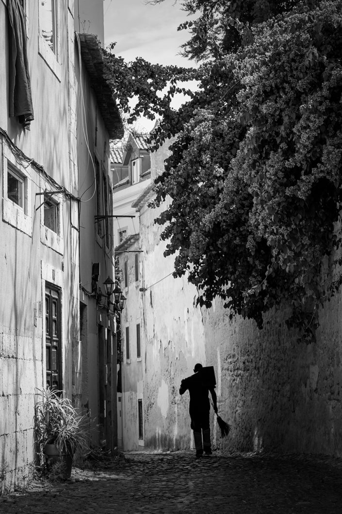 Gasse in Lissabon