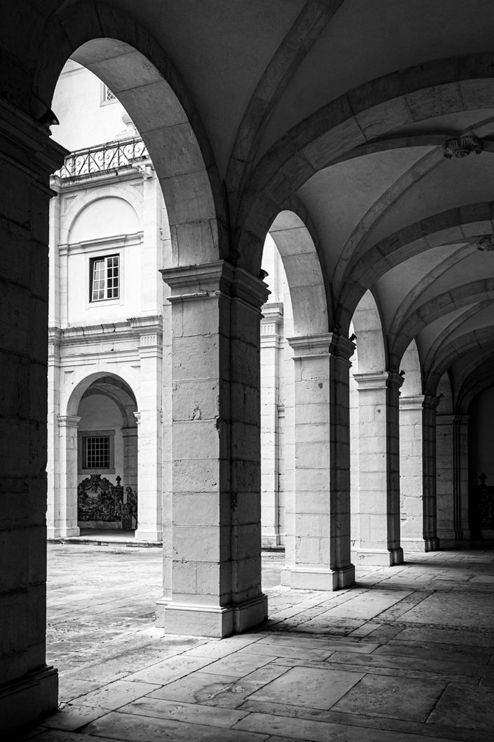 Innenhof von S Vincente de Fora, Lissabon