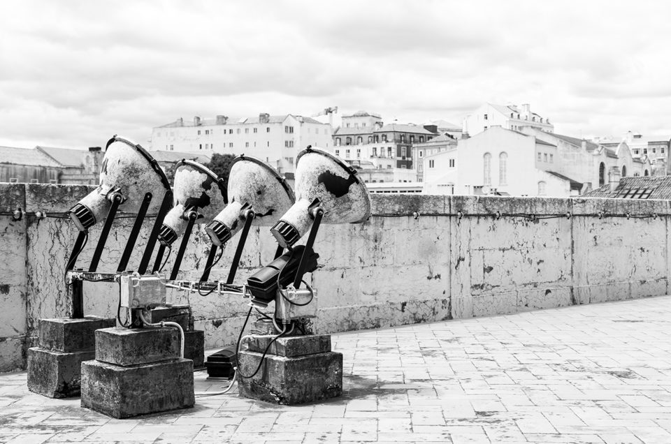 Auf dem Dach von S Vincente de Fora, Lissabon