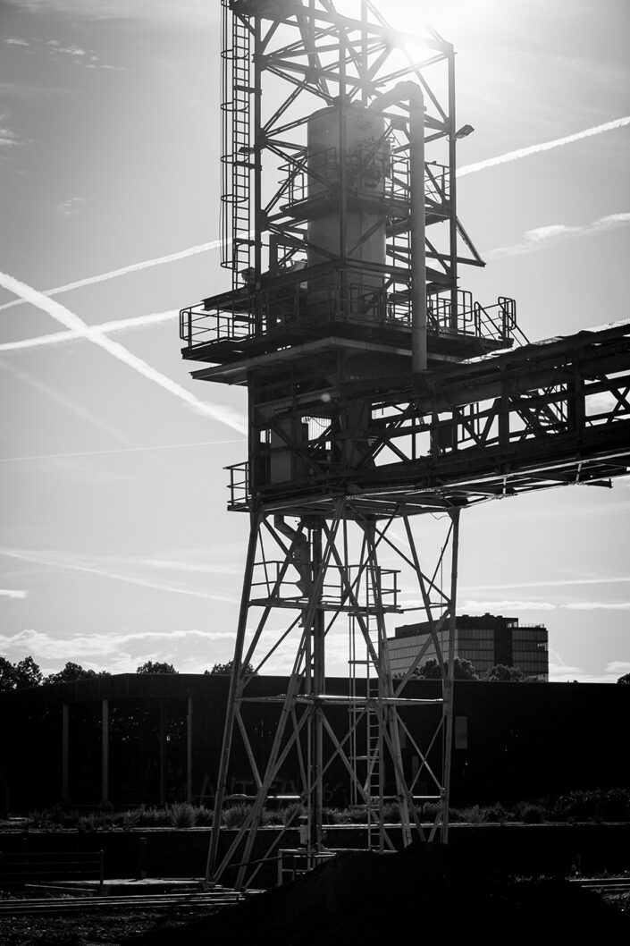 Abrissarbeiten im Hafengebiet Köln Deutz