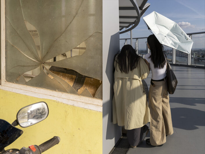 Street-Fotografie mit Menschen im öffentlichen Raum