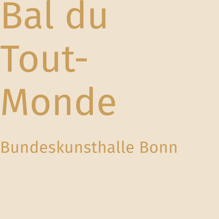 Bal du Tout-Monde Fotogalerie