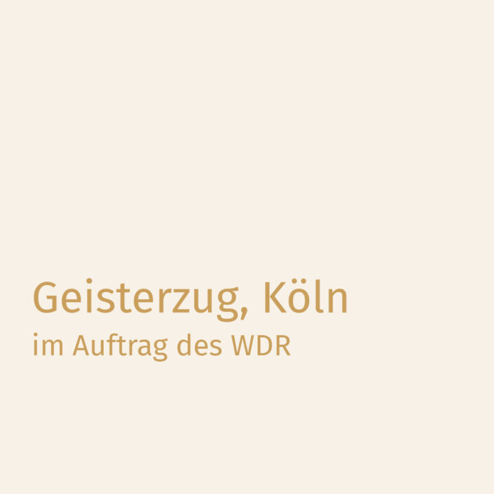 Geisterzug, Köln, Fotogalerie