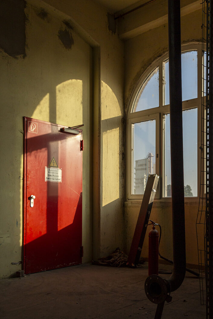 Licht- und Raumsituation im Inneren der Ellmühle im Deutzer Hafen.