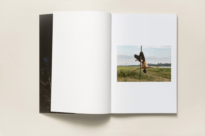 Innenseite des Fotobuchs „Some of my work – so far“